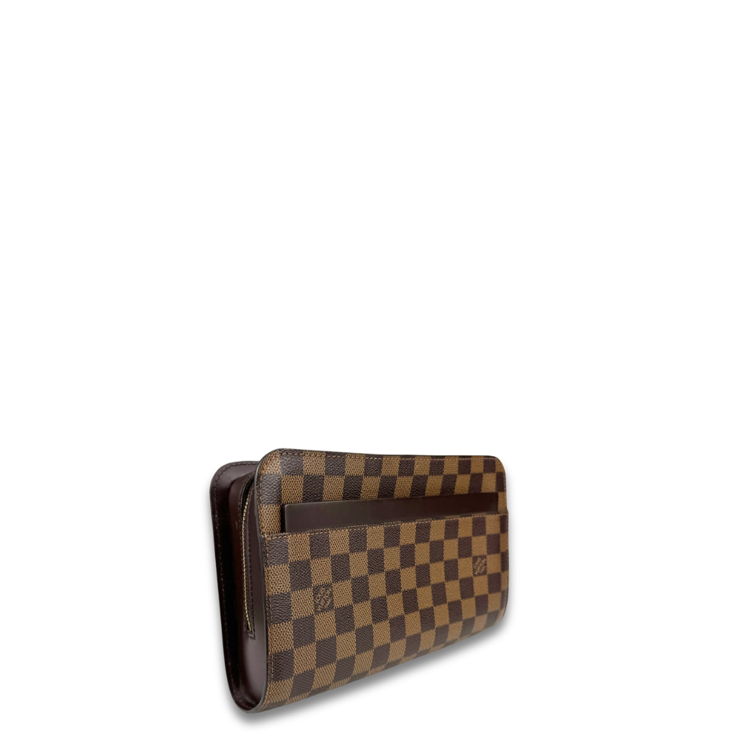 Louis Vuitton Damier Ebene Saint Louis Wristlet Clutch