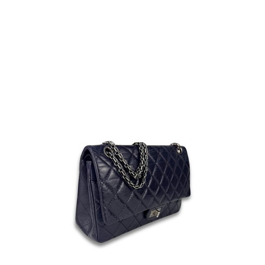 Chanel Eggplant 2.55 Reissue 226 Double Flap