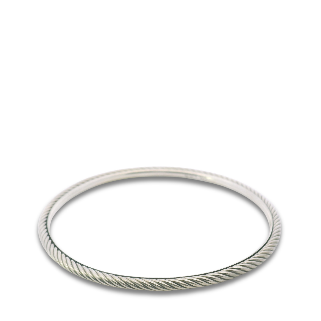 Dvid Yurman Sterling Silver Sculpted Bangle