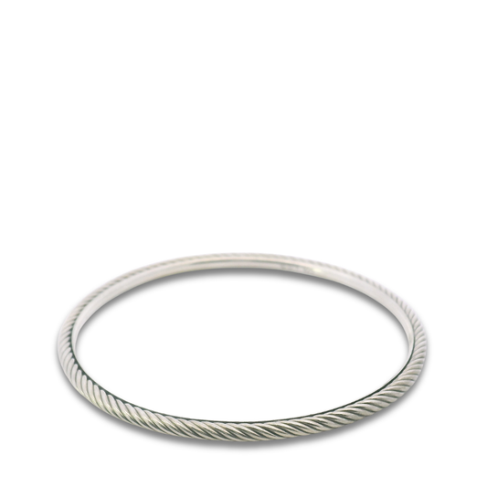 Dvid Yurman Sterling Silver Sculpted Bangle