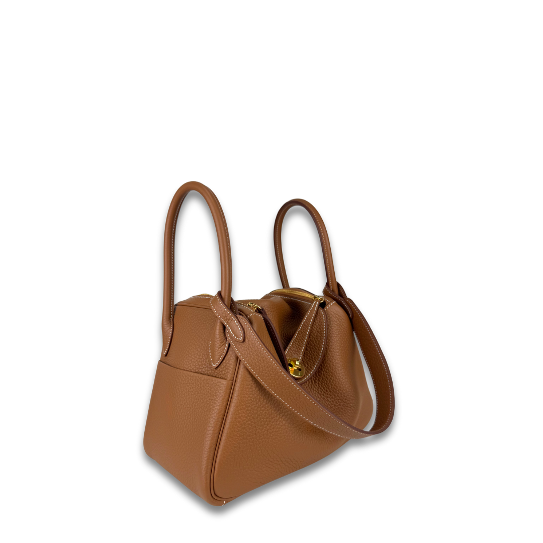 Hermès Clemence Lindy 26 Gold