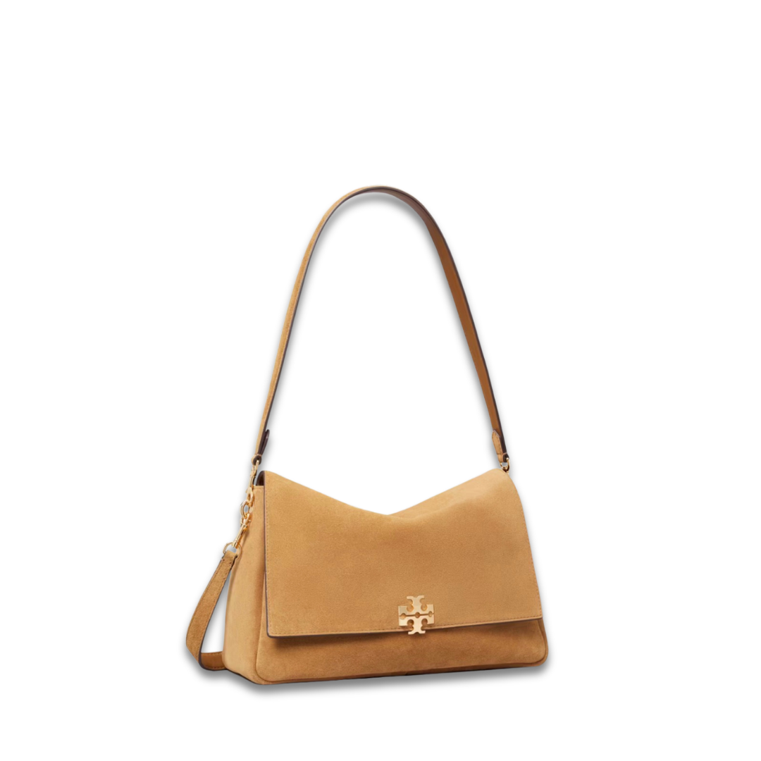 Tory Burch Charlie Suede Shoulder Bag