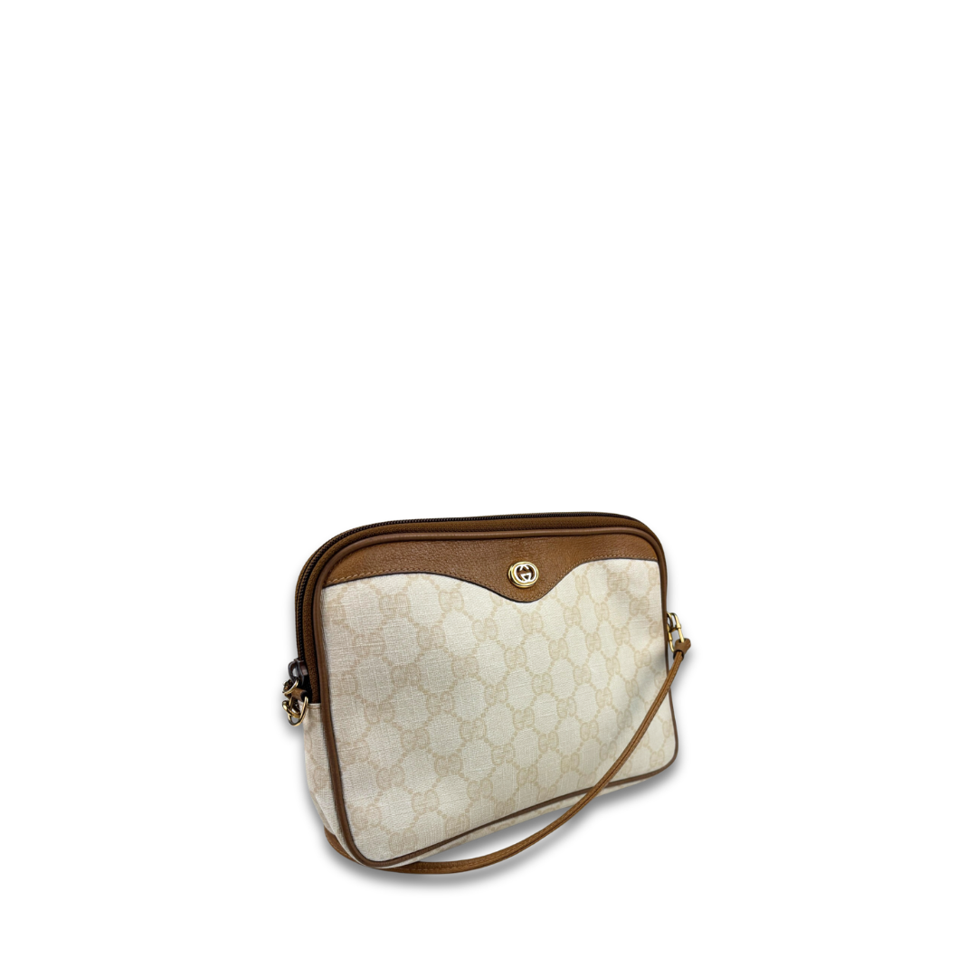 Gucci Vintage Ivory Pouch on Strap