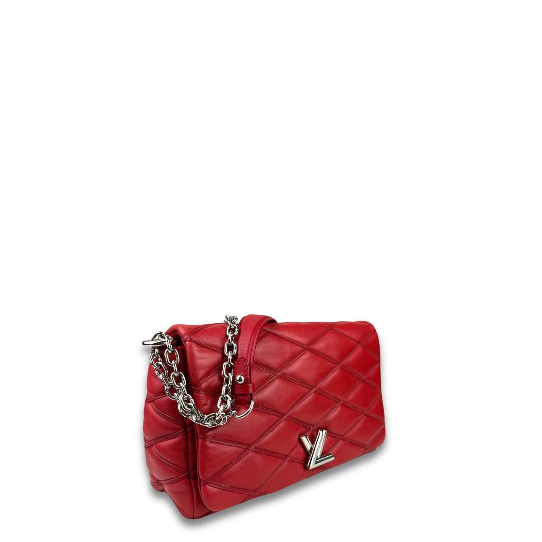 Louis Vuitton Red Lambskin GO-14