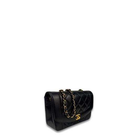 Chanel Small Lambskin Diana Single Flap