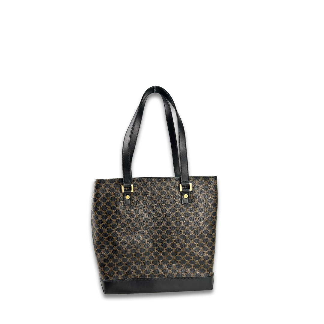 Celine Macadam Canvas Tote Bag