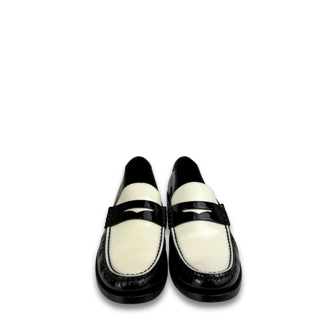 YSL Patent Leather Penny Loafers - Size 38