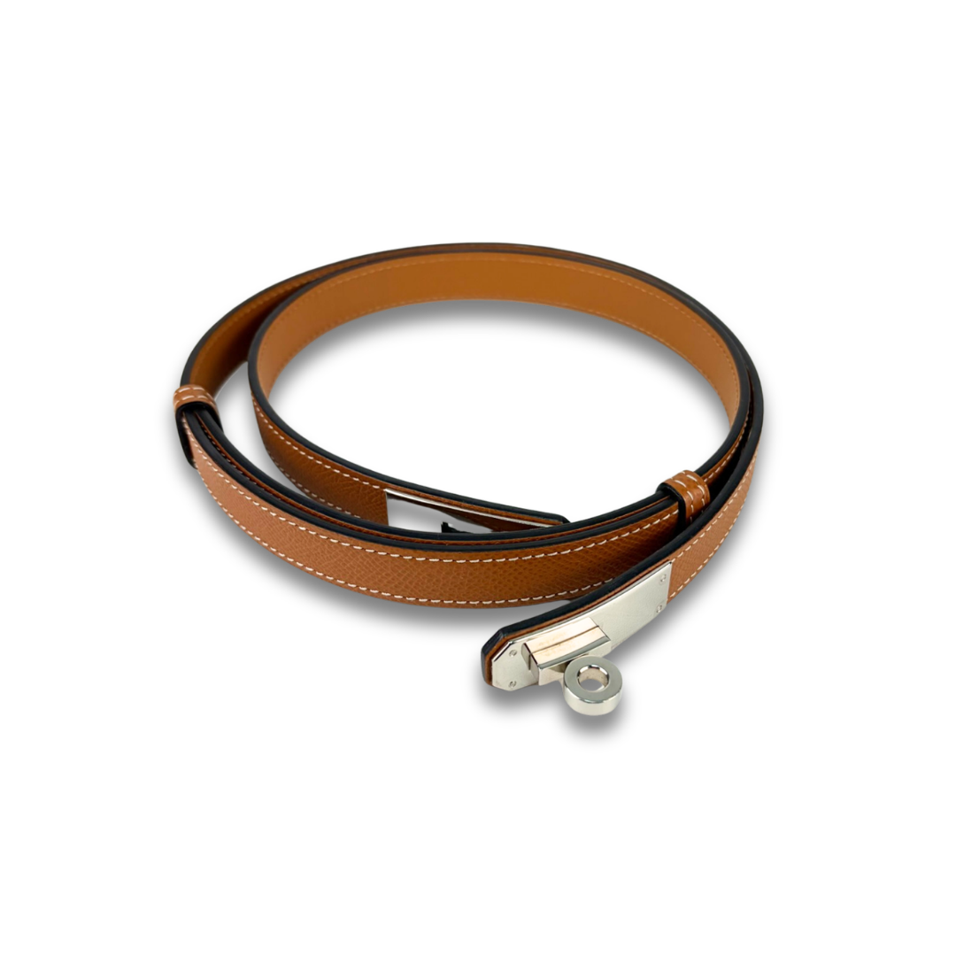 Hermès Epsom Kelly 18 Belt Gold