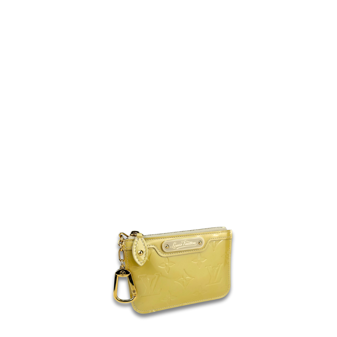 Louis Vuitton Citrine Vernis Key Pouch