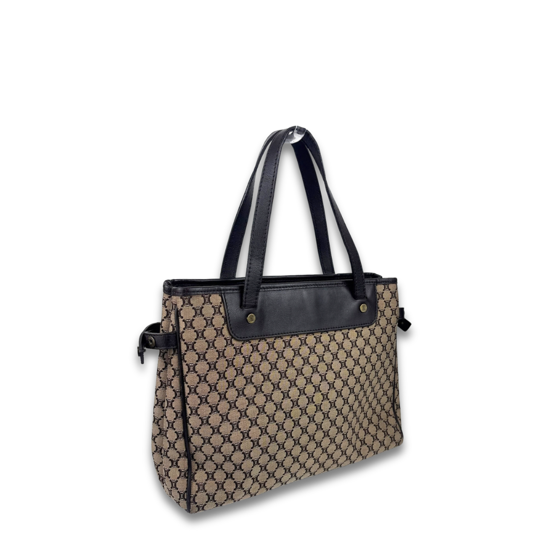 Celine Macadam Canvas Tote Bag