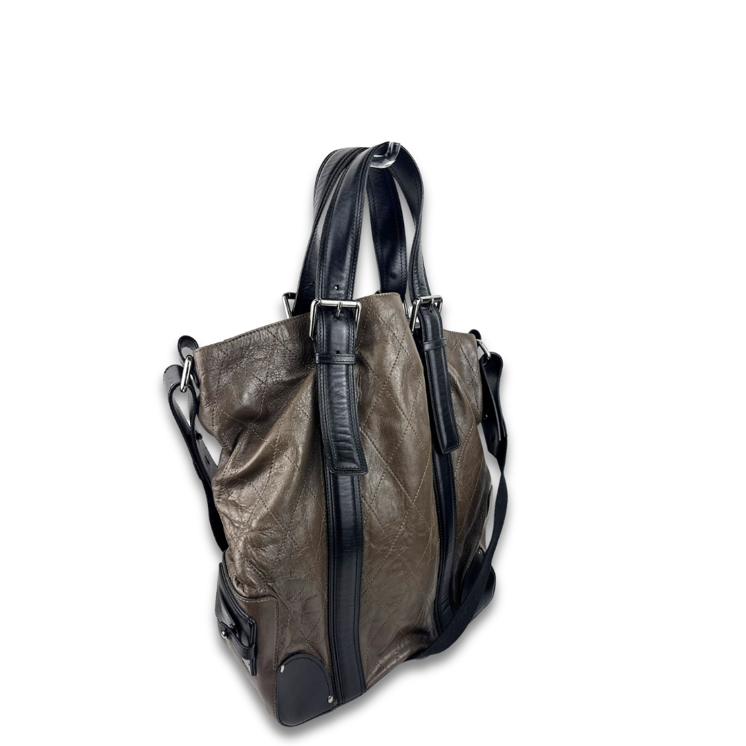 Chloe Large Quilted Two-Way Tote