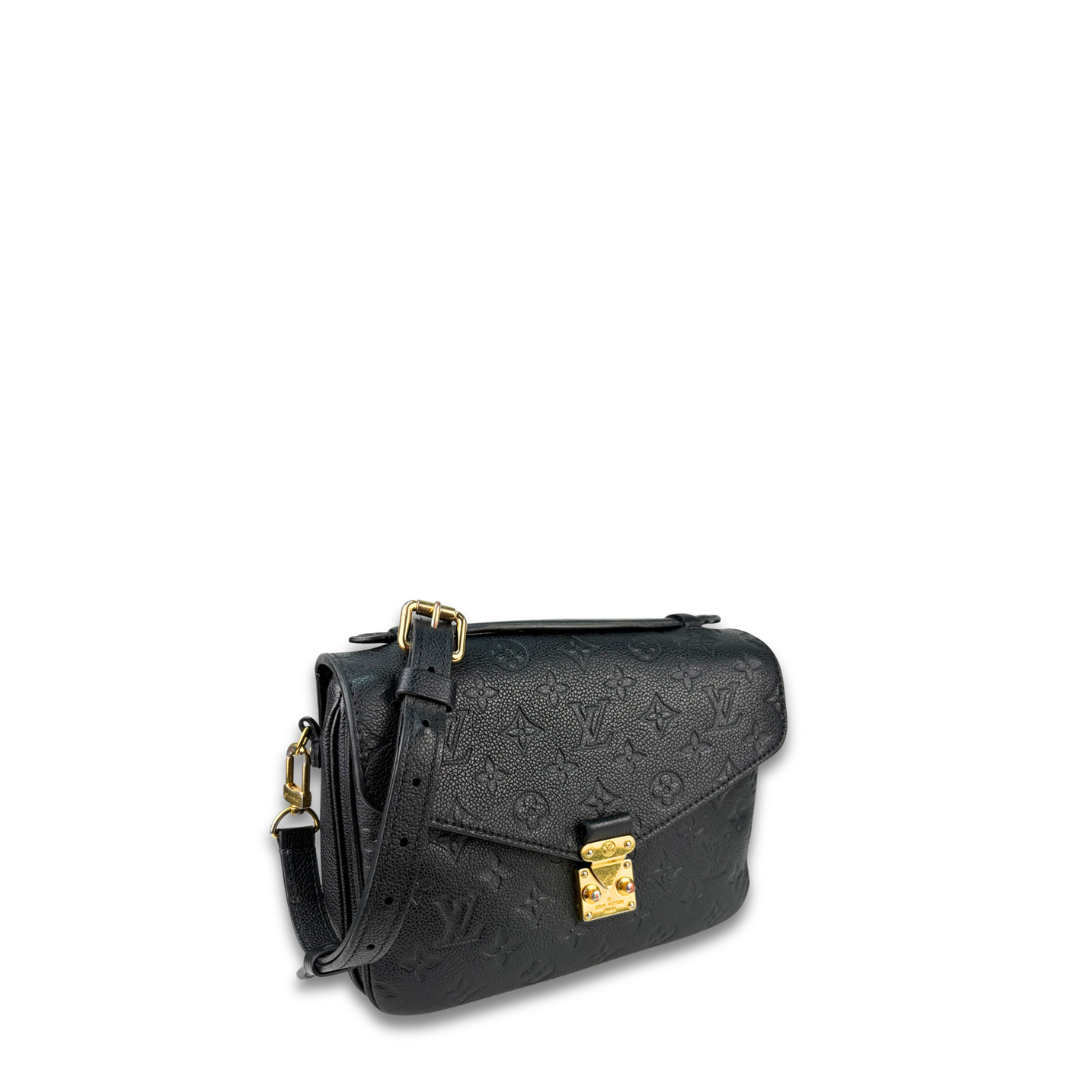 Louis Vuitton Black Empreinte Pochette Métis