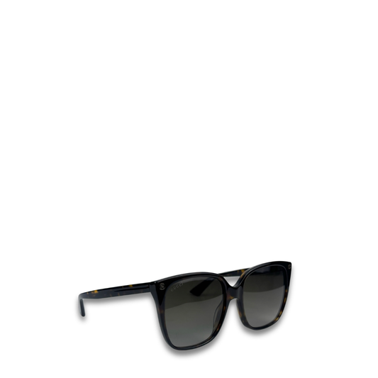 Gucci Oversized Tortoiseshell Gradient Sunglasses