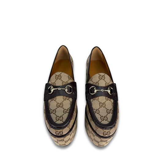 Gucci Horsebit Platform Loafers - Size 37