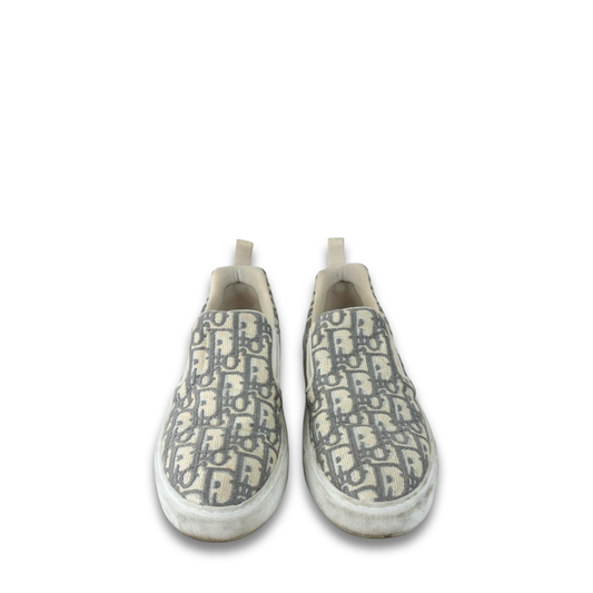 Dior Grey Saltwind Slip-On Sneakers - Size 37