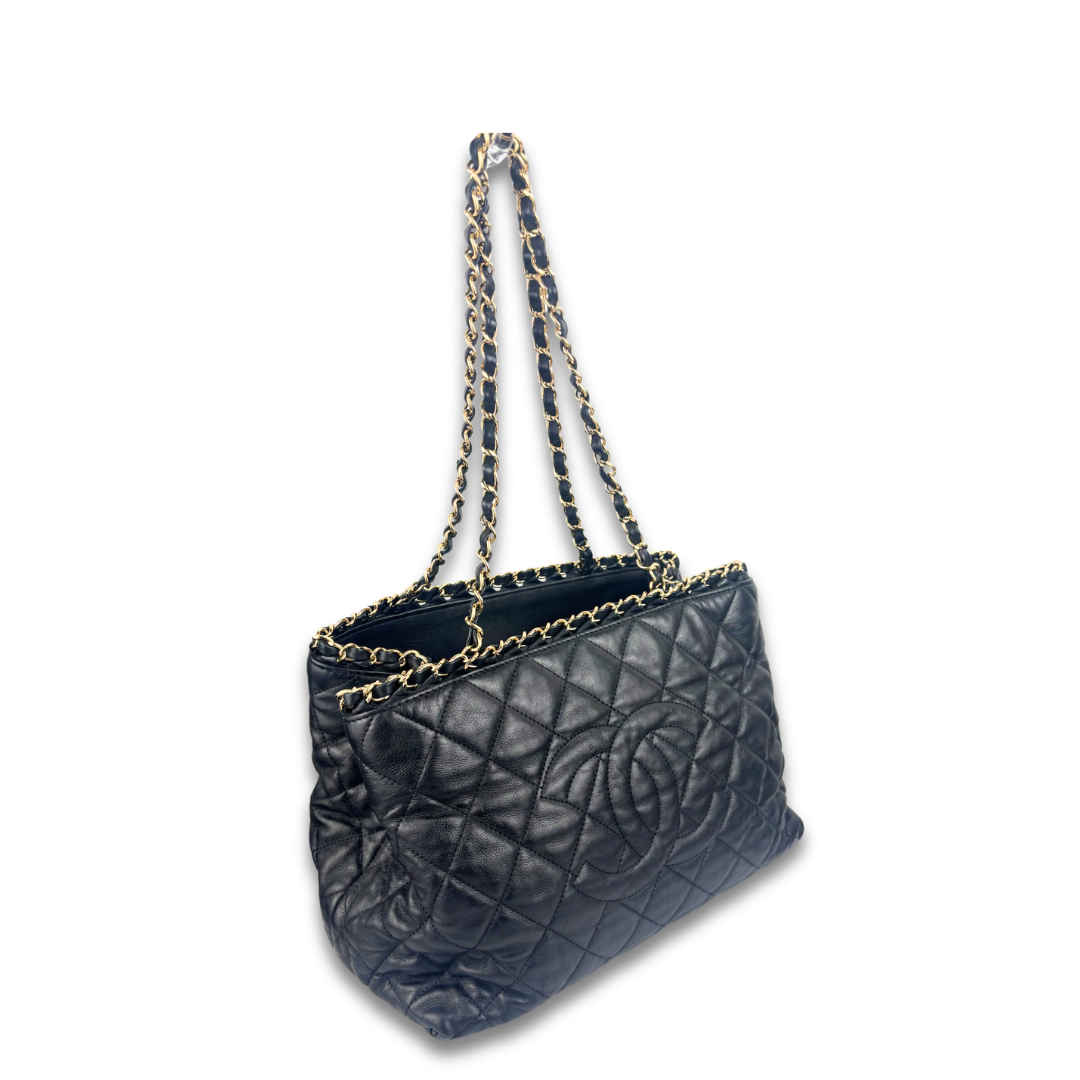 Chanel Black Small Chain Me Tote