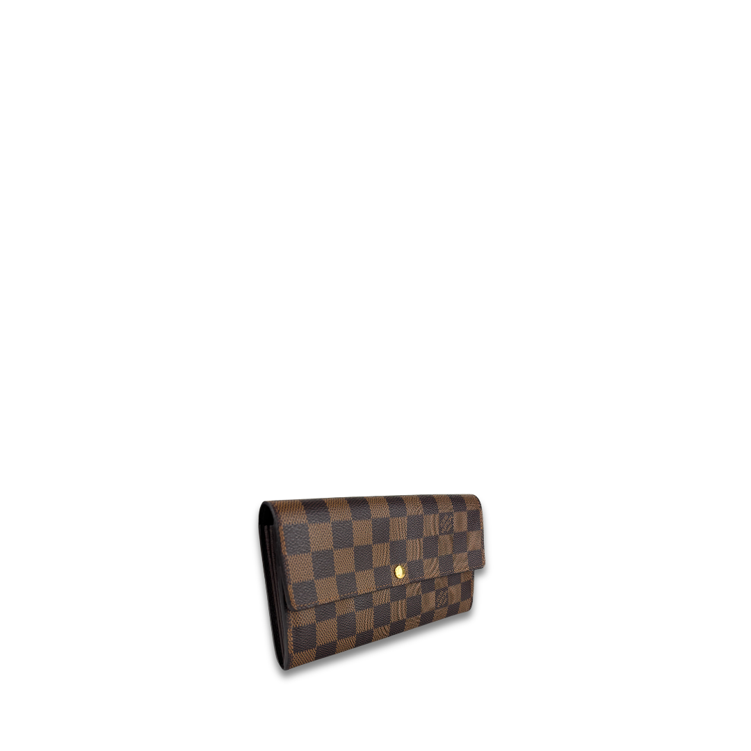 Louis Vuitton Damier Ebene Sarah Wallet