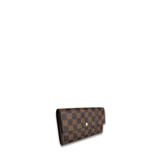 Louis Vuitton Damier Ebene Sarah Wallet