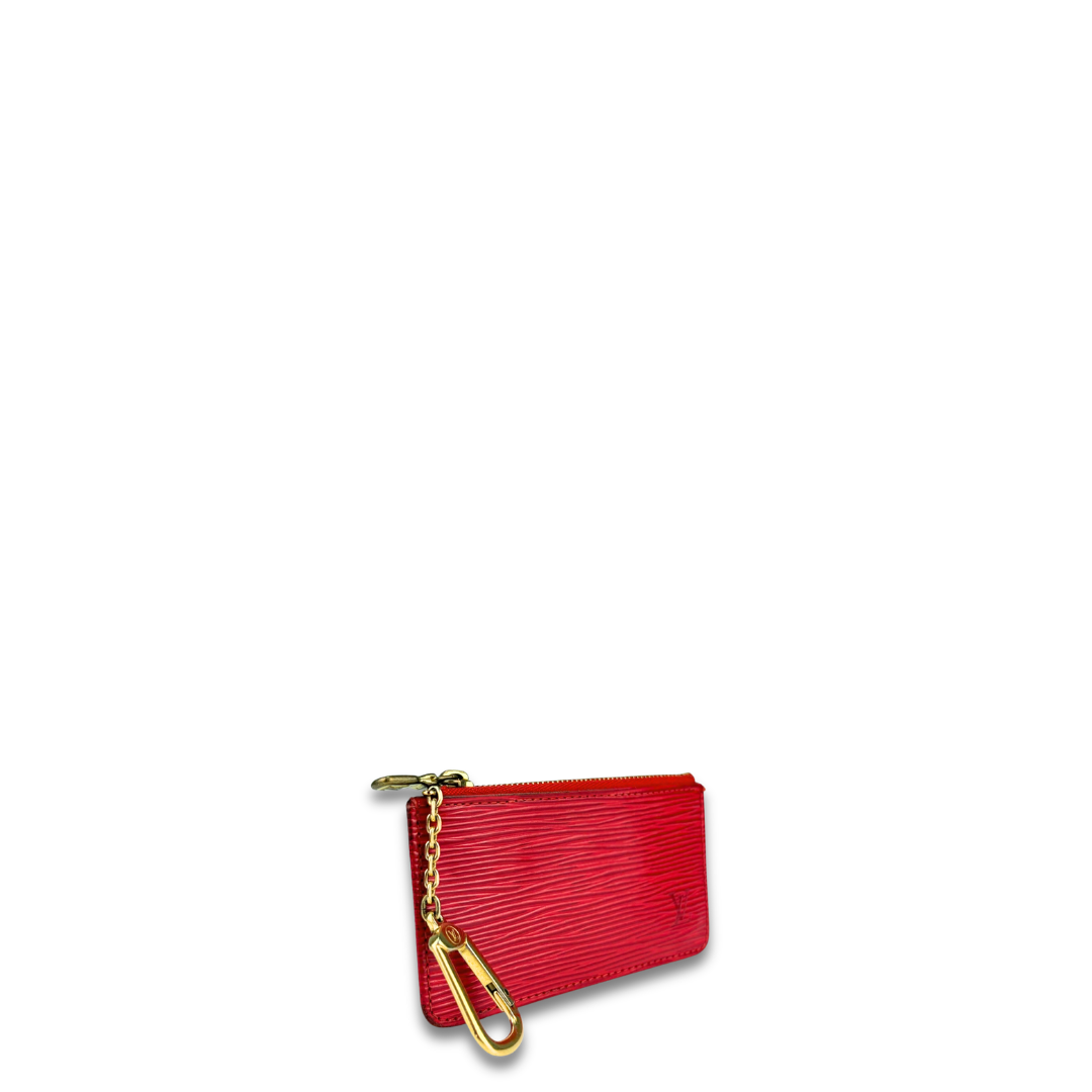 Louis Vuitton Red Epi Key Pouch