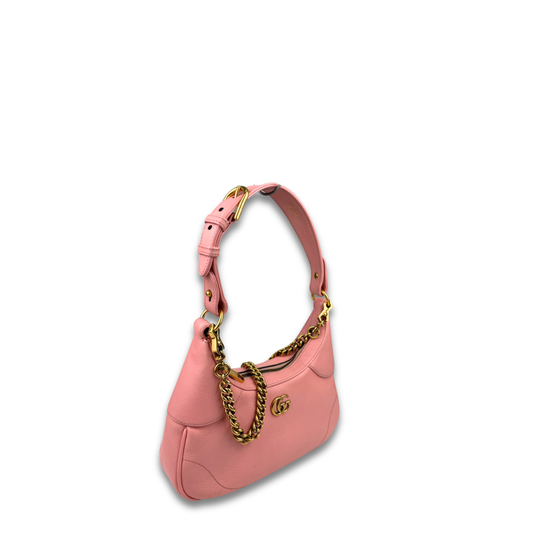 Gucci Pink Double G Small Aphrodite
