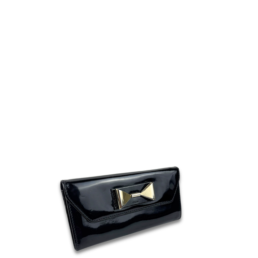 Chloe Black Patent Leather Wallet