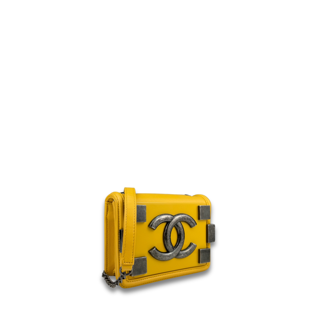 Chanel Yellow Boy Brick Flap Bag