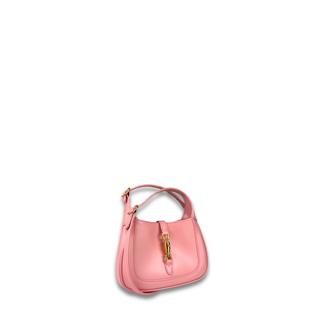 Gucci Pink Calfskin 1961 Mini Jackie
