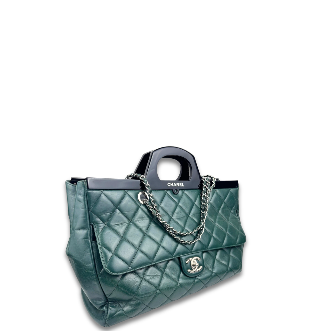 Chanel Green Large CC Delivery Tote