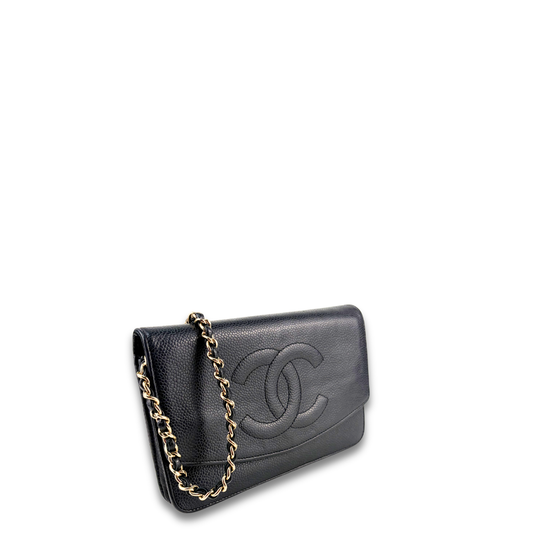 Chanel Timeless Caviar Wallet on Chain