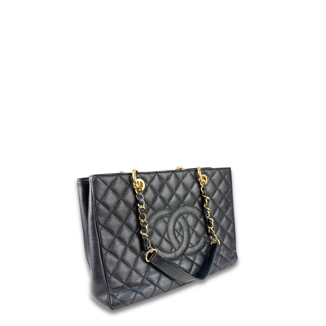 Chanel Black Caviar Grand Shopper Tote (GST)