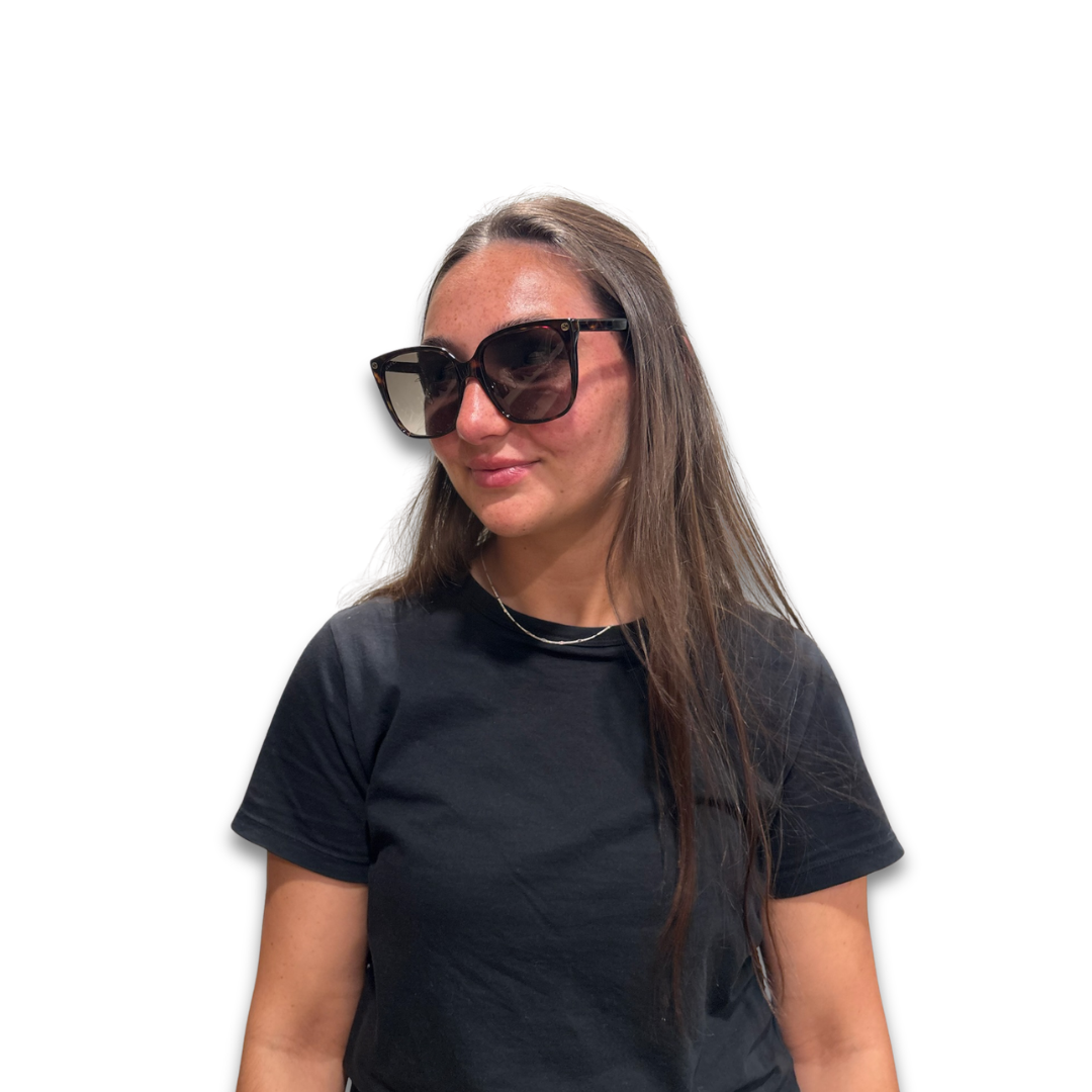 Gucci Oversized Tortoiseshell Gradient Sunglasses