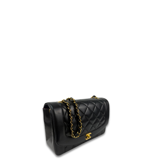 Chanel Medium Lambskin Diana Single Flap