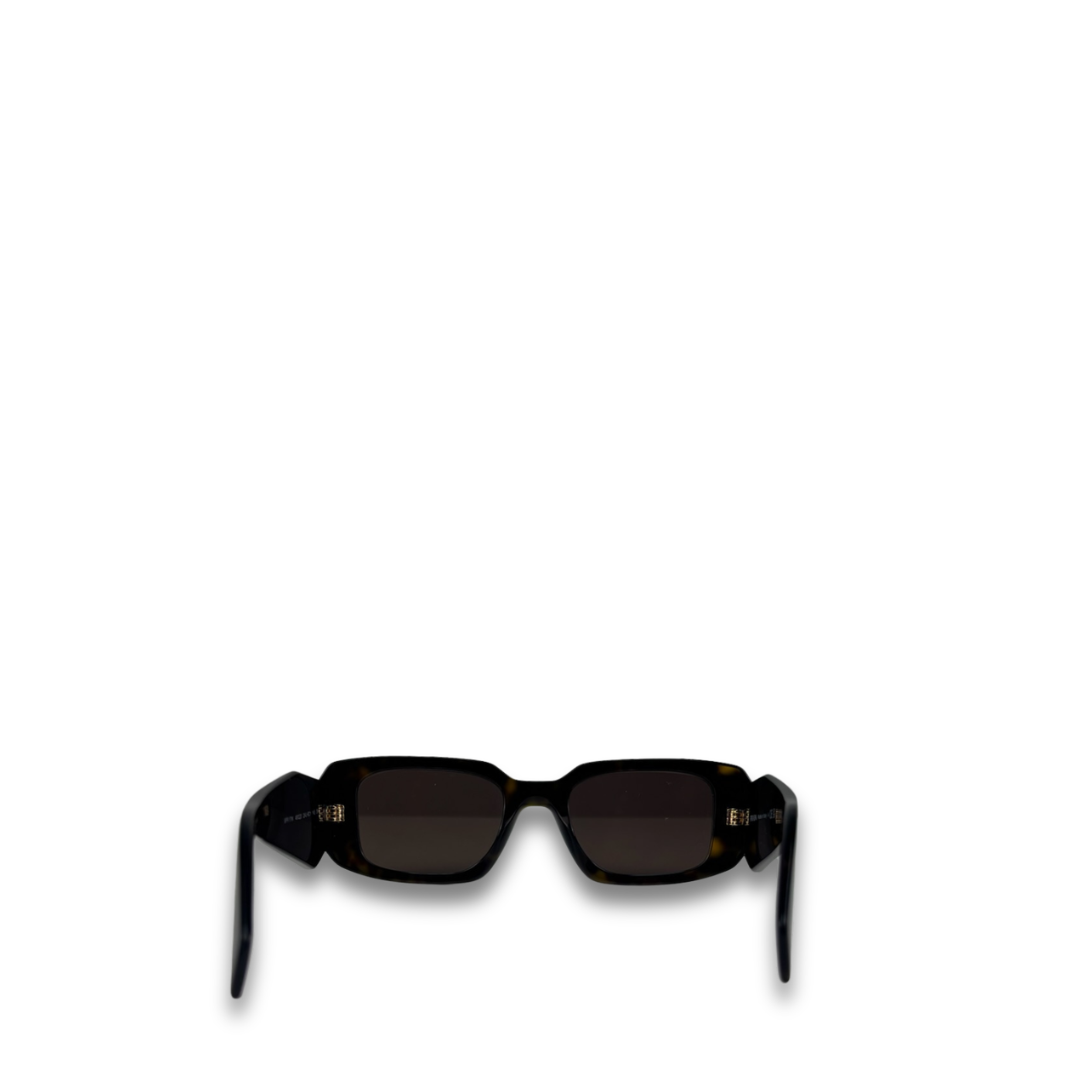 Prada Rectangular Tortoiseshell Sunglasses
