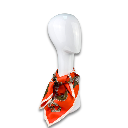 Hermès 'Le Timbalier' Silk Scarf 90