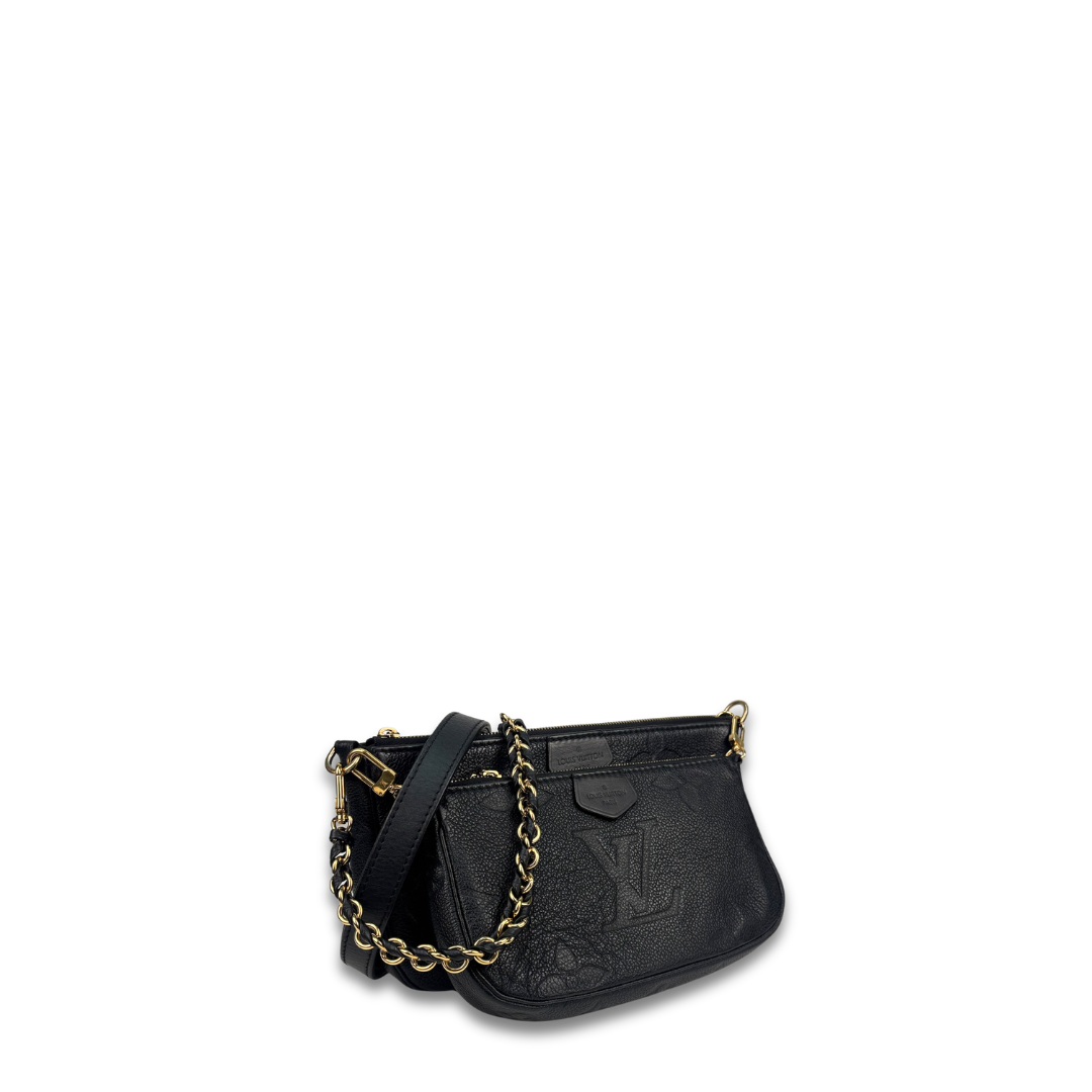 Louis Vuitton Black Empreinte Multi Pochette Accessoires