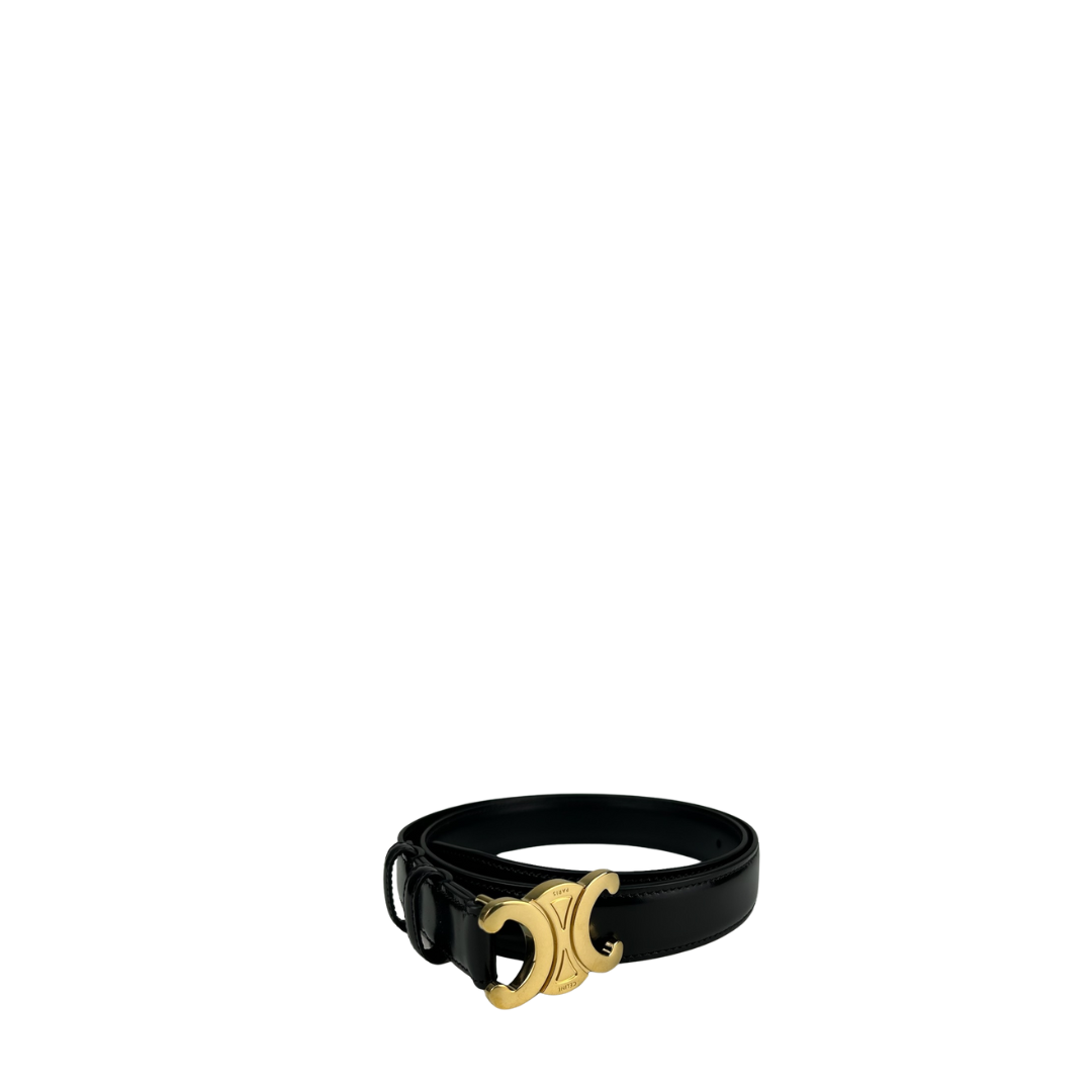 Celine Small Triomphe Taurillon Belt