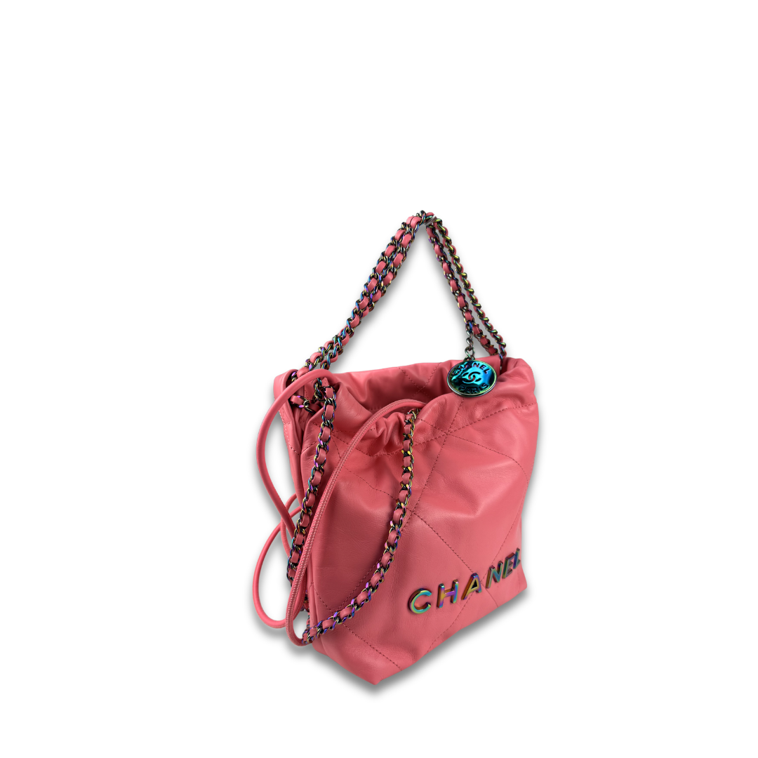 Chanel Rainbow Hardware Mini Chanel 22