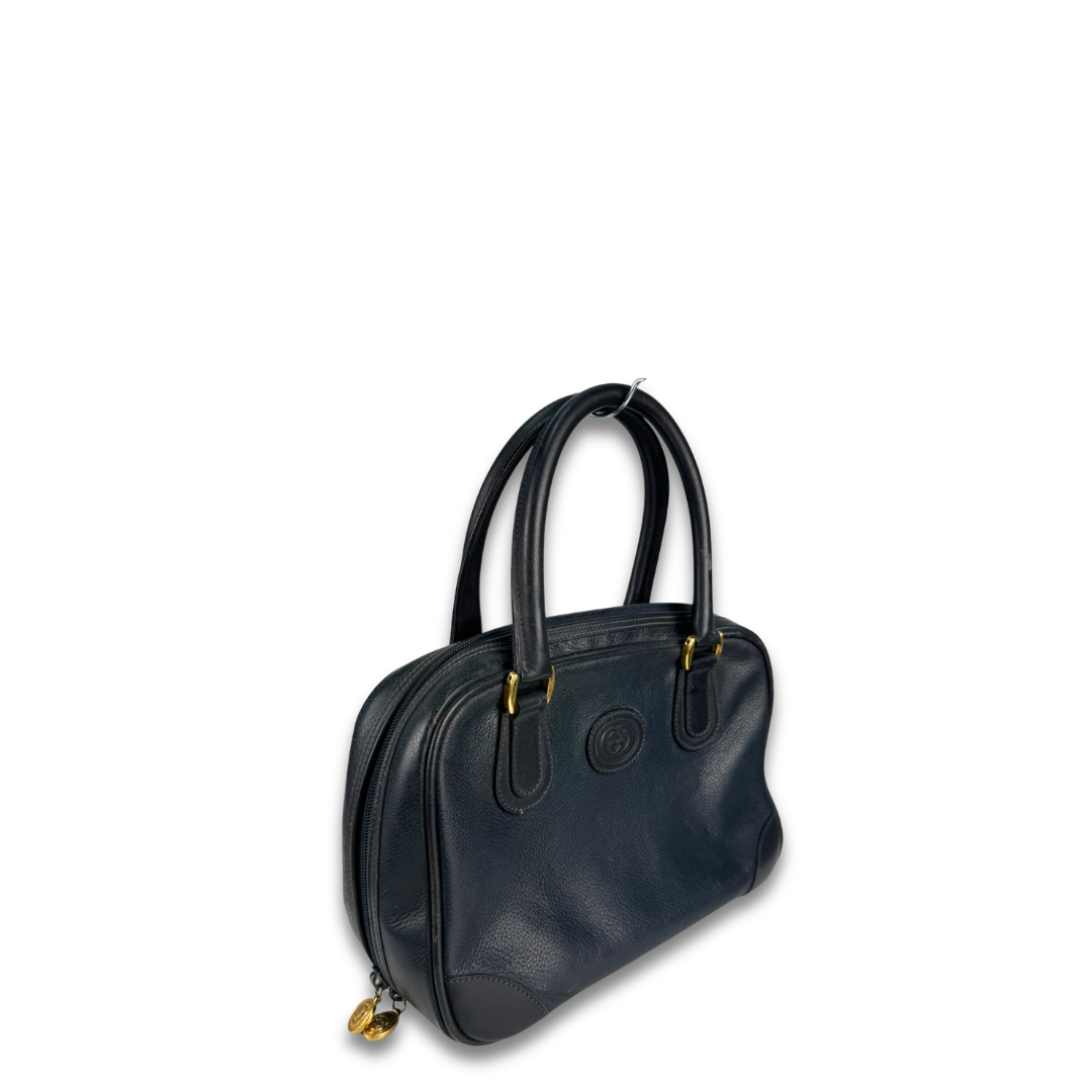 Gucci Vintage Leather Top Handle Bag