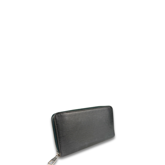 Louis Vuitton Navy Epi Zippy Organizer Wallet