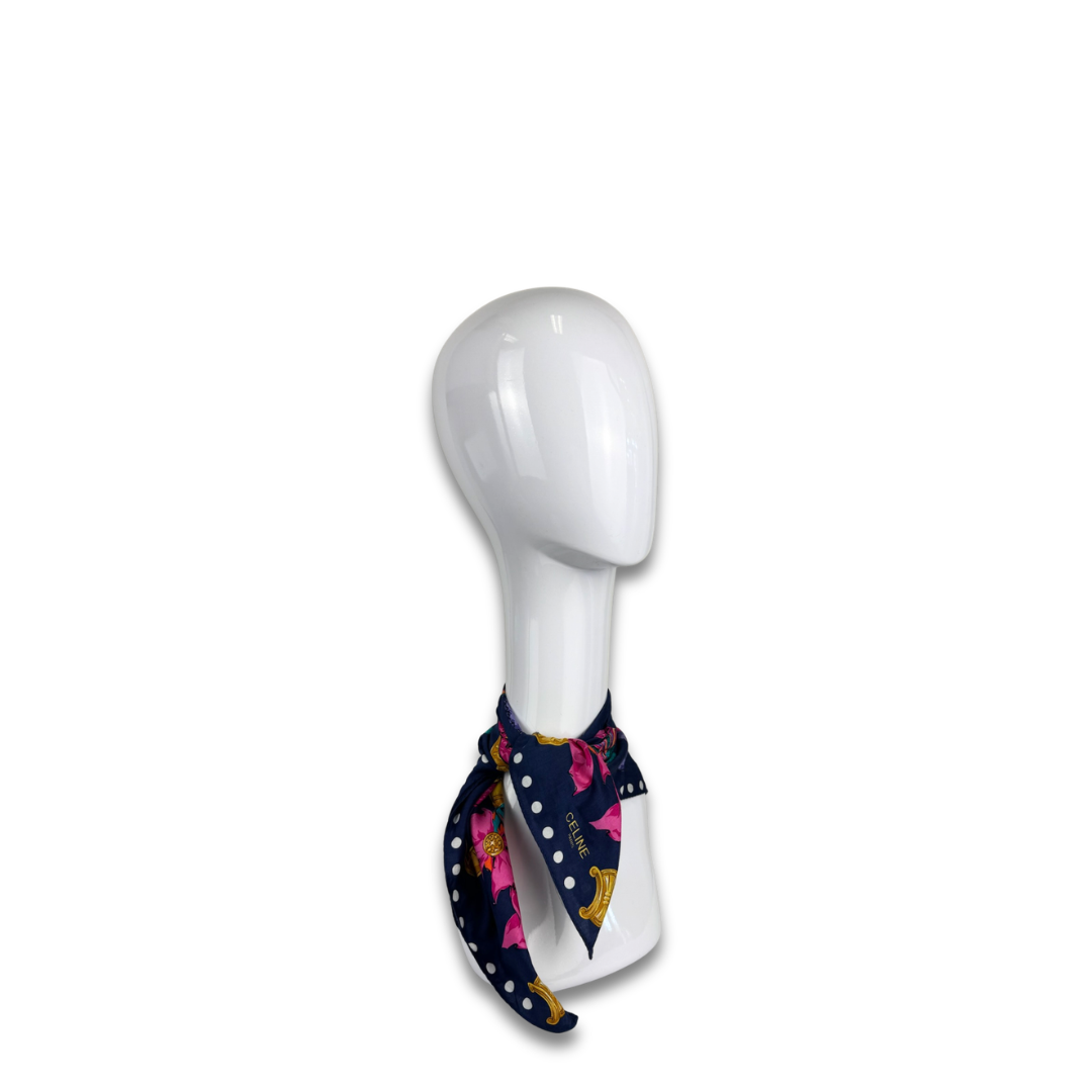 Celine Polka-Dot Handkerchief