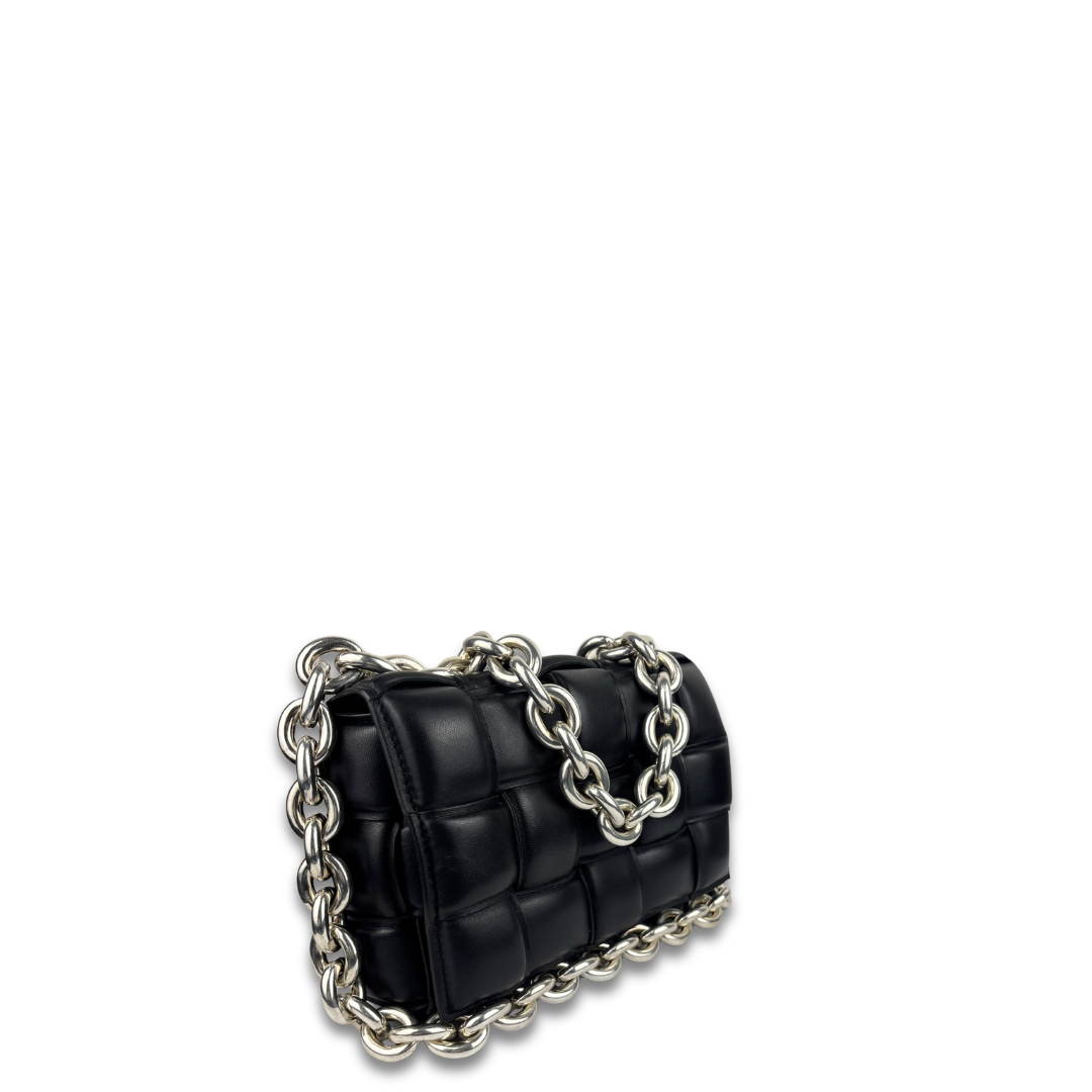 Bottega Veneta Intrecciato Chain Padded Cassette Bag