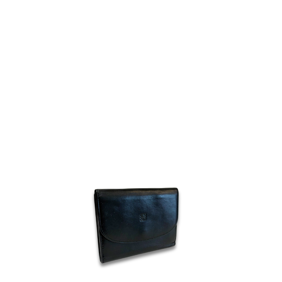 Loewe Black Anagram Bifold Wallet