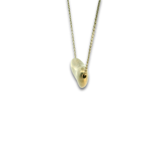 Tiffany & Co Elsa Peretti Large Bean Design Pendant Necklace