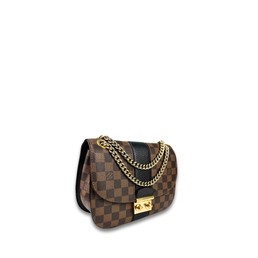 Louis Vuitton Damier Ebene Cuir Taurillon Wight Noir