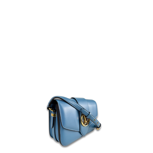 Louis Vuitton Blue Pont 9 Flap Bag