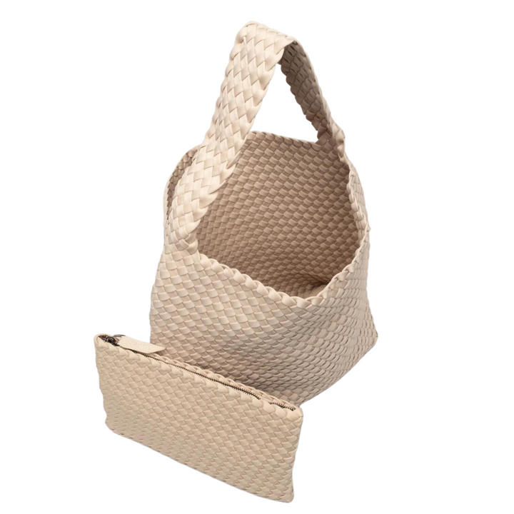 【Naghedi】Nomad Medium Hobo Ecru Nomad Medium Hobo | Ecru