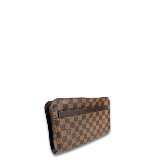Louis Vuitton Damier Ebene Saint Louis Wristlet Clutch