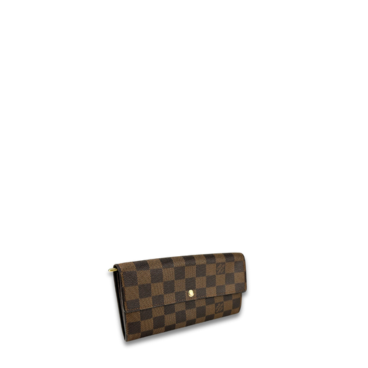 Louis Vuitton Damier Ebene Sarah Wallet