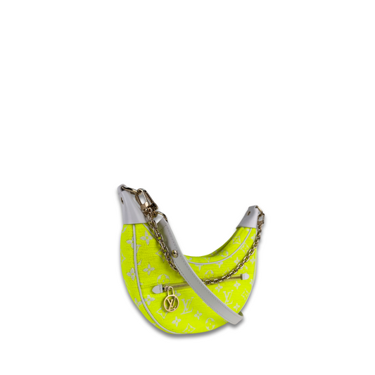 Louis Vuitton Yellow Jacquard Velvet Loop