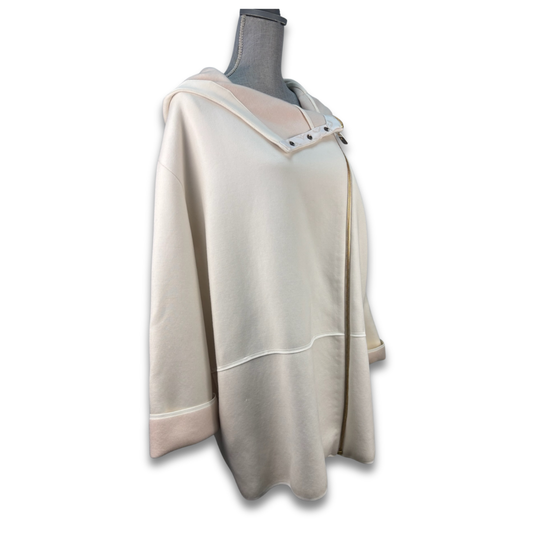 Louis Vuitton Monogram-Accent Knit Hoodie - Size Medium